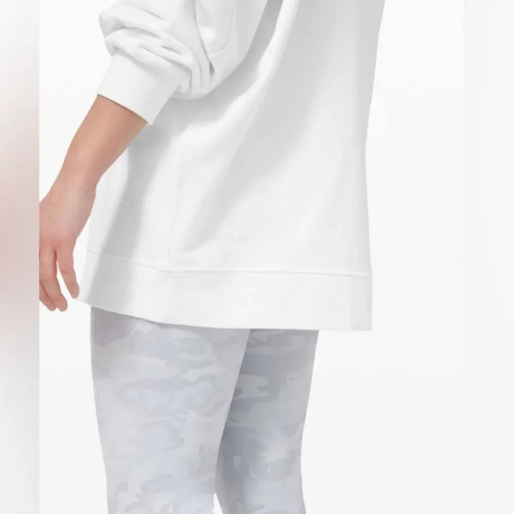 Lululemon Perfectly Oversized Crew Sweatshirt White